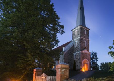 Mazirbes ev. luteriskā baznīca. Foto_ Ainars Gaidis