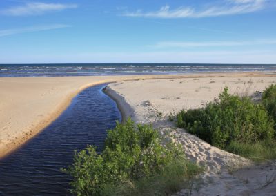 Pitraga Ķikana ieteka jūrā. Foto_ Ainars Gaidis