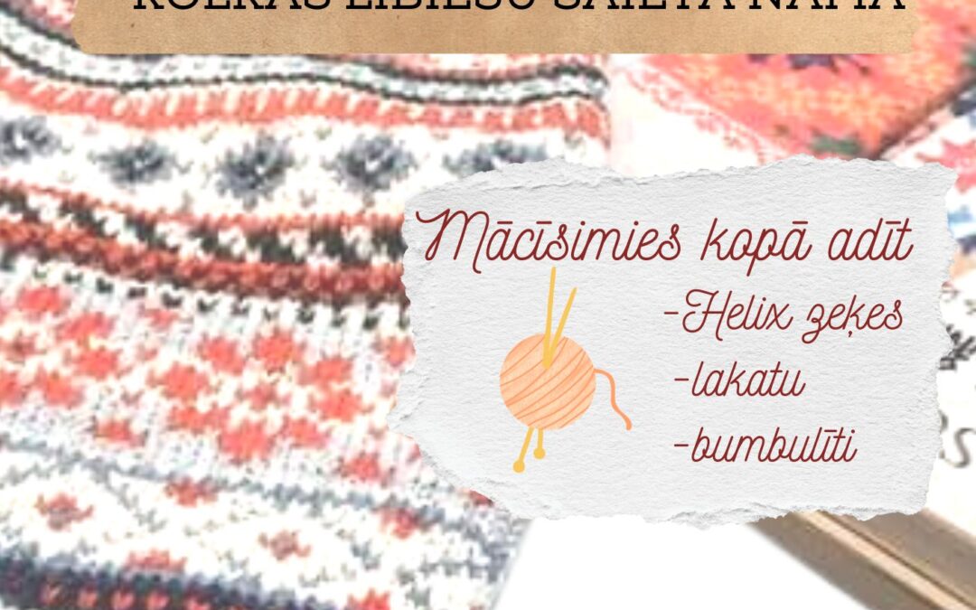 Adīšanas prieks Kolkas Lībiešu saieta namā