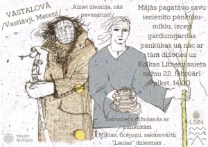 Saimnieču dižošanās ar pankūkām @ Kolkas Lībiešu saieta nams