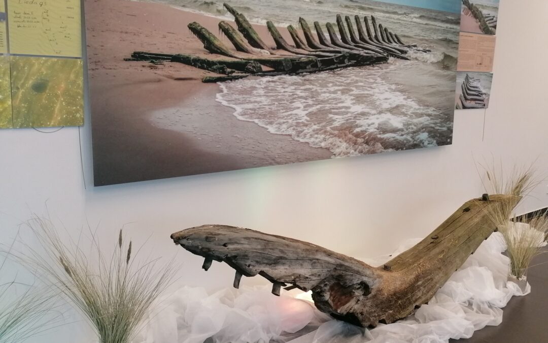 Biedrības «Domesnes» veidota izstāde «Stāsti no jūras dzelmes»