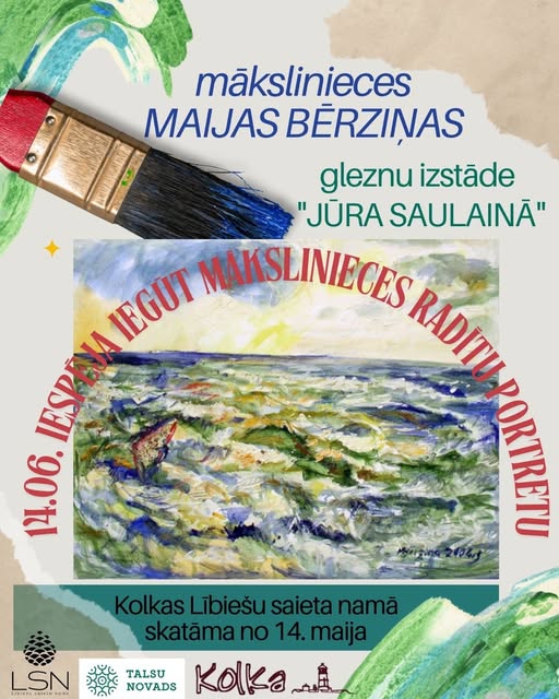 Maijas Bērziņas gleznu izstāde
