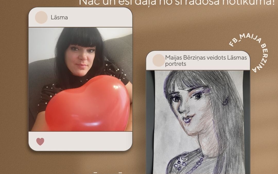 14.06. plkst. 15:00 Maijas Bērziņas gleznu izstādes noslēguma pasākums, kurā būs iespēja iegūt mākslinieces radītu portretu